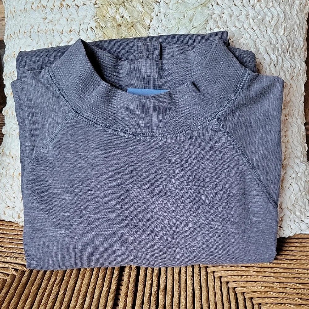 Universal Thread, short sleeve, gray, mock neck, T Shirt dress, size M - Picture 1 of 10